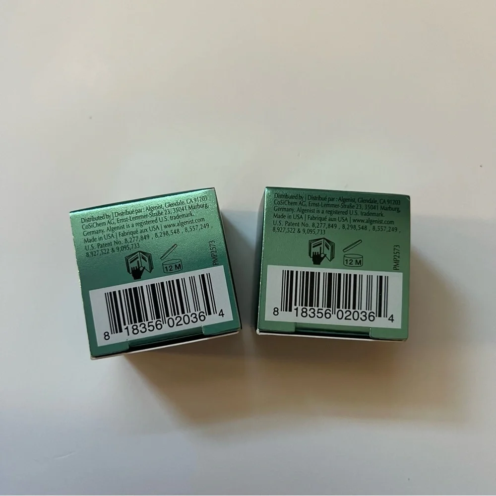 NWT Algenist| Genius Alguronic Acid + Collagen Duo Set -Size 0.27lf. oz/8ml